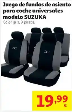 Alcampo Suzuka fundas de asiento oferta