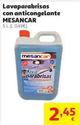 Alcampo mesancar lavaparabrisas con anticongelante oferta