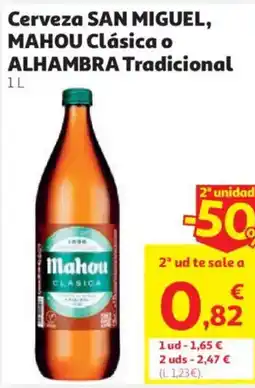 Alcampo Mahou Clásica oferta