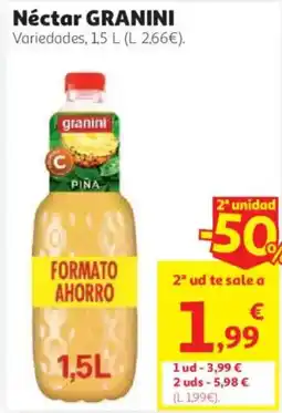 Alcampo granini nectar oferta
