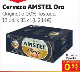 Alcampo Amstel Oro oferta