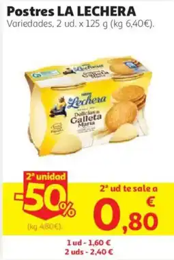 Alcampo Postres LA LECHERA oferta