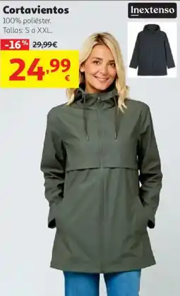 Alcampo Inextenso cortavientos oferta