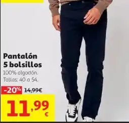 Alcampo Pantalón 5 bolsillos oferta