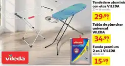 Alcampo Vileda tendedero aluminio con alas oferta