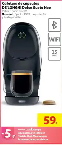 Alcampo De'longhi dolce gusto neo oferta