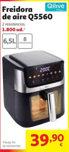 Alcampo Qilive freidora de aire q5560 oferta