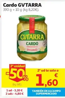 Alcampo Gvtarra cardo oferta