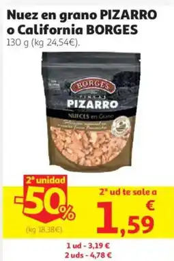 Alcampo Borges nueces en grano oferta