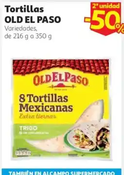 Alcampo Old el paso tortillas oferta