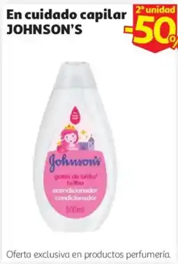 Alcampo Johnson's en cuidado capilar oferta
