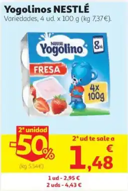 Alcampo Yogolinos NESTLÉ oferta