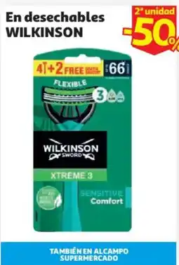 Alcampo Wilkinson sword xtreme 3 oferta