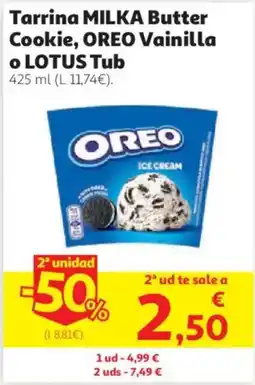 Alcampo Oreo ice cream oferta
