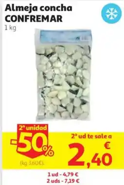 Alcampo Confreamar almeja concha oferta