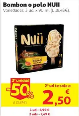 Alcampo Nuii bombon o polo oferta