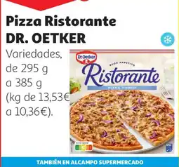 Alcampo Dr. Oetker pizza ristorante oferta
