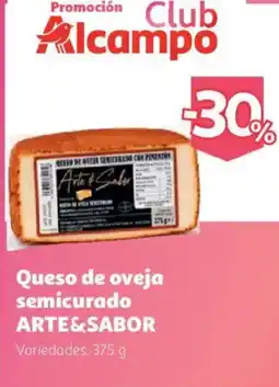 Alcampo Arte & Sabor queso de oveja semicurado oferta