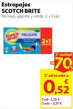 Alcampo Scotch-Brite estropajos oferta