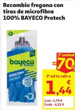 Alcampo bayeco protech recambio fregona con tiras de microfibra oferta