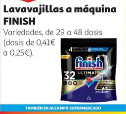 Alcampo Finish lavavajillas oferta