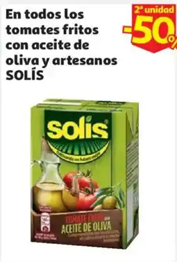 Alcampo Solis tomates fritos con aceite de oliva y artesanos oferta