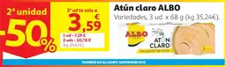 Alcampo Albo atún claro oferta
