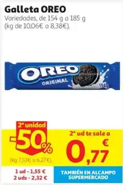 Alcampo Oreo galleta oferta