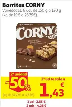 Alcampo Corny barritas oferta