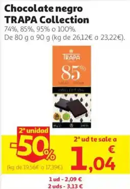 Alcampo Trapa chocolate negro collection oferta