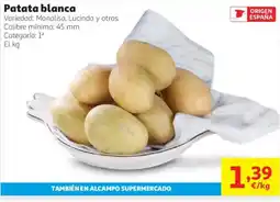 Alcampo Patata blanca oferta