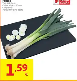 Alcampo Puerro oferta