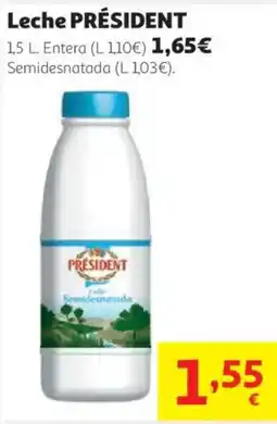 Alcampo Leche President oferta