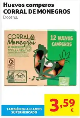 Alcampo Corral de Monegros huevos camperos oferta