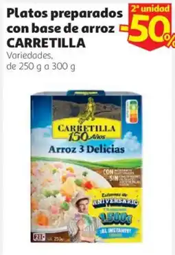 Alcampo Carretilla platis preparados con base de arroz oferta
