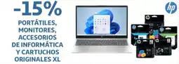 Alcampo hp portátiles monitores accesorios de informática y cartuchos originales xl oferta