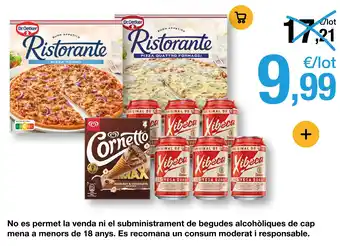 Dr.Oetker Ristorante pizza tonno Dr.Oetker Ristorante pizza quattro formaggi Cornetto Max Xibeca