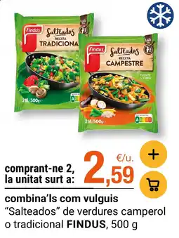 BonpreuEsclat Findus Salteados oferta