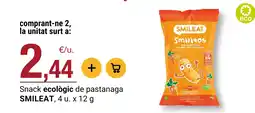 BonpreuEsclat Smileat snack ecològic de pastanaga oferta