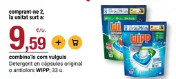 BonpreuEsclat Wipp detergent en capsulas original o antiolors oferta