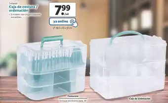 Lidl Crelando Caja de costura/ordenación oferta