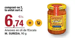 BonpreuEsclat Anxoves en oli de l'Escala oferta