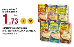 BonpreuEsclat Gallina Blanca brou casolà oferta