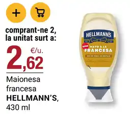 BonpreuEsclat Hellmann's maionesa francesa oferta