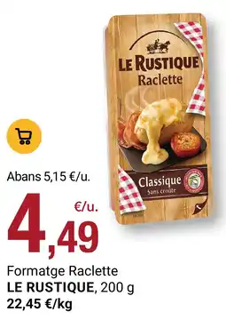 BonpreuEsclat Le Rustique raclette oferta