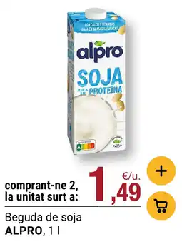 BonpreuEsclat Alpro beguda de soja oferta
