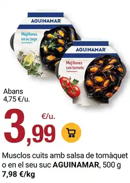 BonpreuEsclat Aguinamar mejillones con tomate oferta