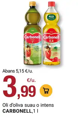 BonpreuEsclat Carbonell oli d'oliva suau o intens oferta