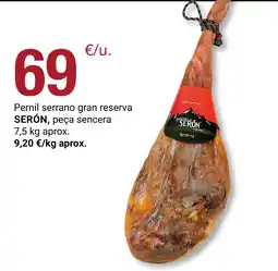 BonpreuEsclat Serón pernil serrano gran reserva oferta