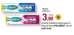 BonpreuEsclat Polident crema fixadora sense gust o fixació forta oferta